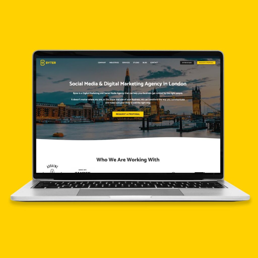 Web design agency in London